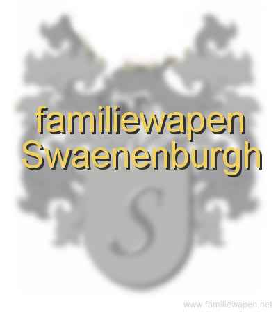 familiewapen Swaenenburgh