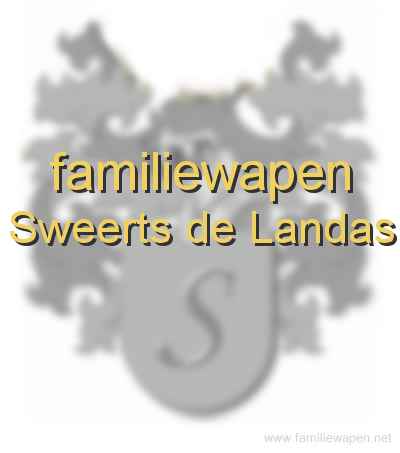 familiewapen Sweerts de Landas