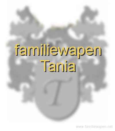 familiewapen Tania