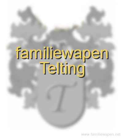 familiewapen Telting