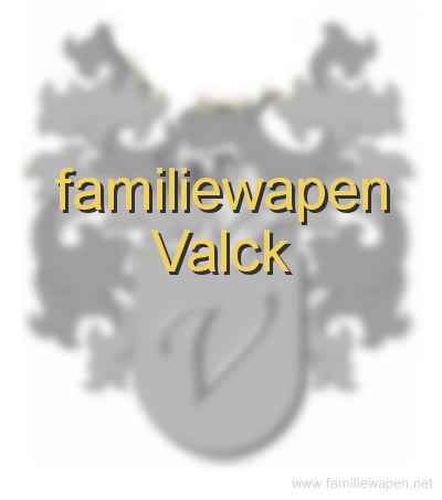 familiewapen Valck