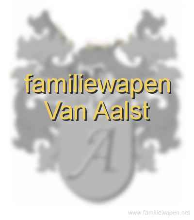 familiewapen Van Aalst