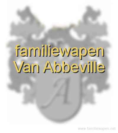 familiewapen Van Abbeville