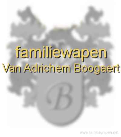 familiewapen Van Adrichem Boogaert