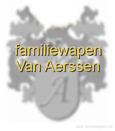 familiewapen Van Aerssen