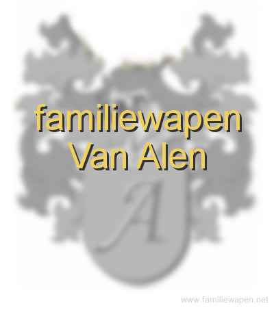 familiewapen Van Alen