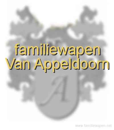 familiewapen Van Appeldoorn