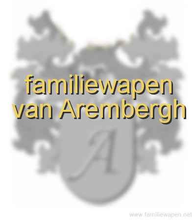 familiewapen van Arembergh