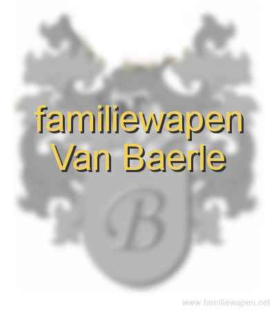 familiewapen Van Baerle