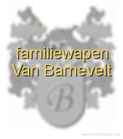 familiewapen Van Barnevelt