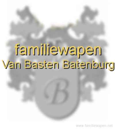 familiewapen Van Basten Batenburg