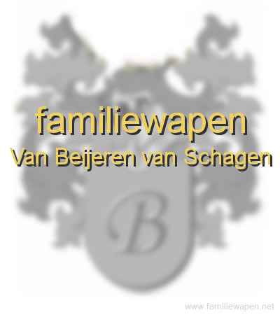 familiewapen Van Beijeren van Schagen