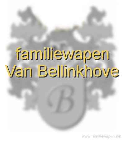 familiewapen Van Bellinkhove