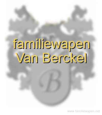 familiewapen Van Berckel