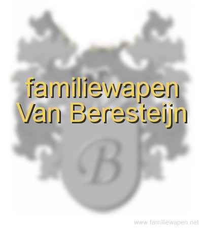 familiewapen Van Beresteijn