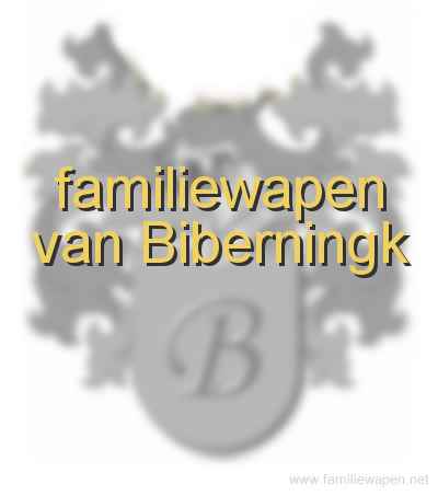 familiewapen van Biberningk