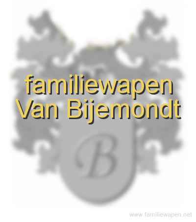 familiewapen Van Bijemondt