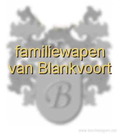 familiewapen van Blankvoort