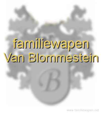 familiewapen Van Blommestein