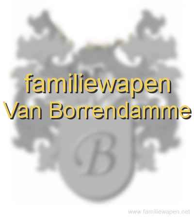 familiewapen Van Borrendamme