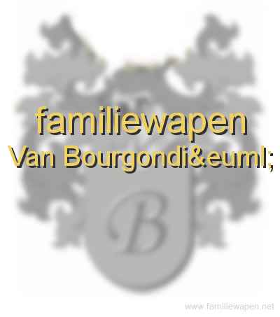 familiewapen Van Bourgondië