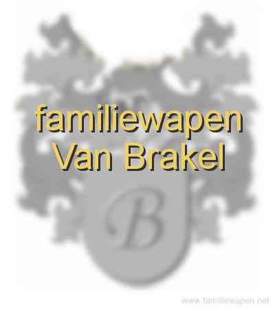 familiewapen Van Brakel