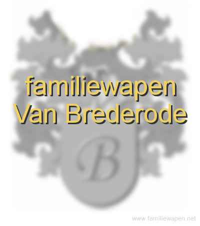 familiewapen Van Brederode