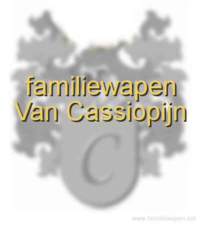 familiewapen Van Cassiopijn