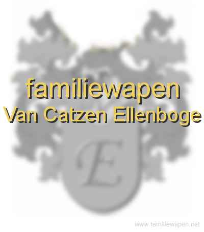 familiewapen Van Catzen Ellenboge