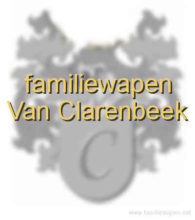 familiewapen Van Clarenbeek