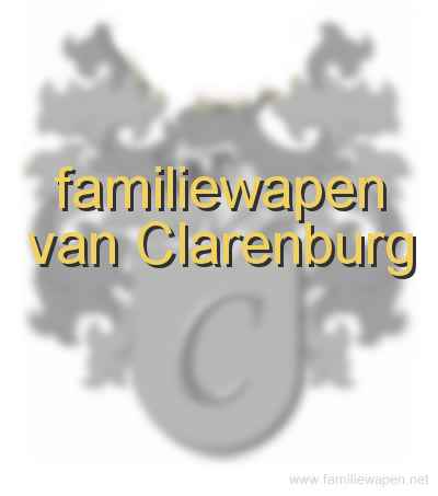 familiewapen van Clarenburg