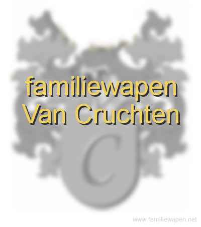 familiewapen Van Cruchten