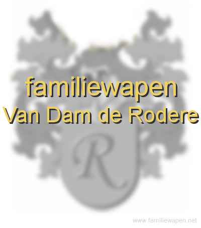 familiewapen Van Dam de Rodere