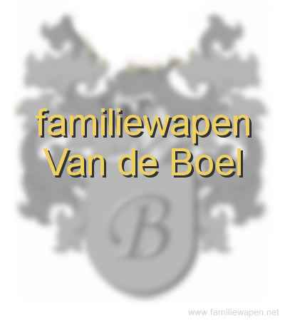 familiewapen Van de Boel