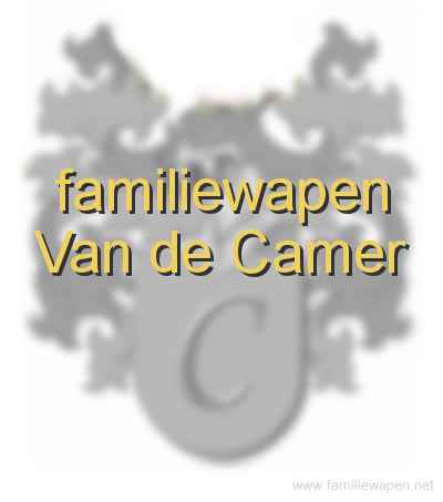 familiewapen Van de Camer