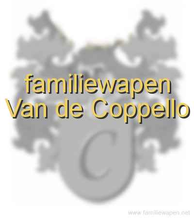 familiewapen Van de Coppello