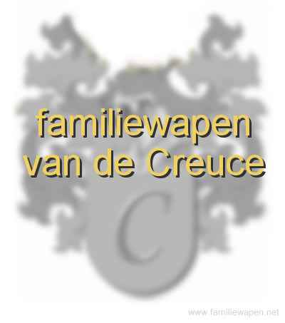 familiewapen van de Creuce