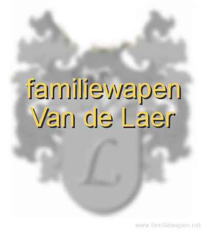 familiewapen Van de Laer