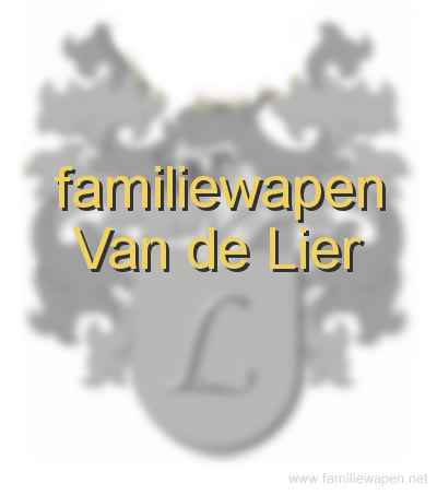 familiewapen Van de Lier