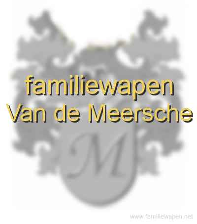 familiewapen Van de Meersche