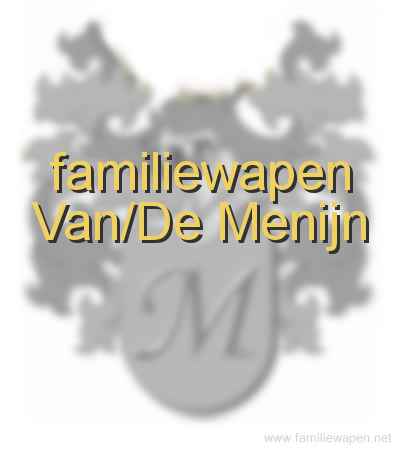 familiewapen Van/De Menijn