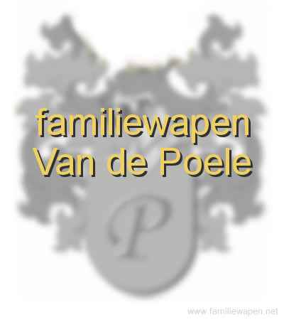 familiewapen Van de Poele