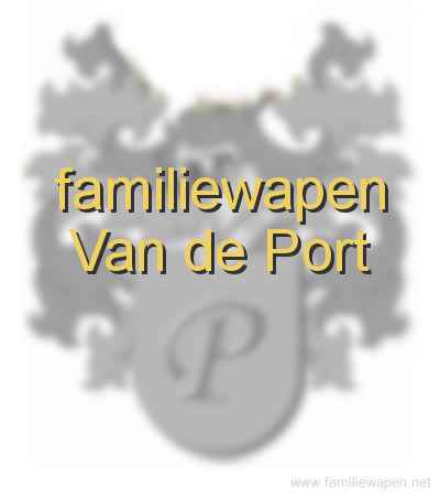 familiewapen Van de Port