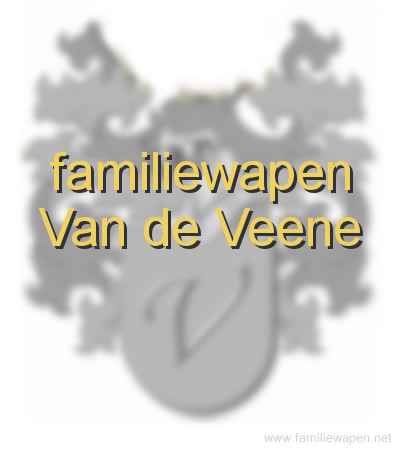 familiewapen Van de Veene