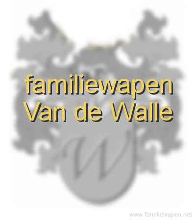 familiewapen Van de Walle