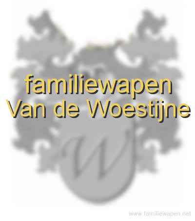 familiewapen Van de Woestijne