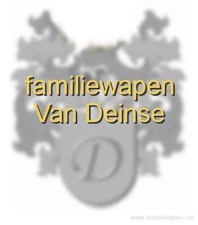 familiewapen Van Deinse