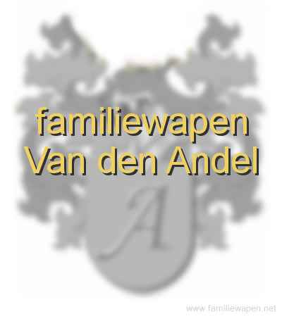 familiewapen Van den Andel