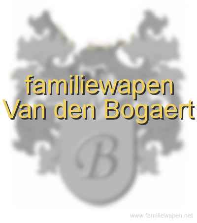 familiewapen Van den Bogaert