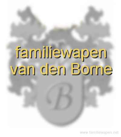 familiewapen van den Borne